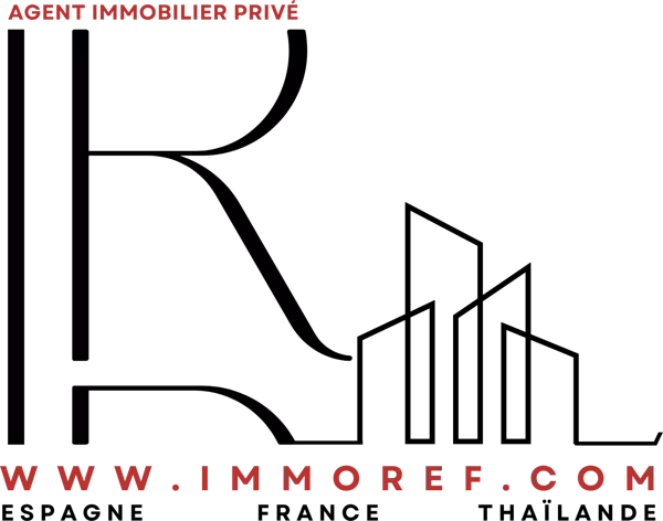 Logo Immo Ref, agent immobilier privé – Espagne, France, Thaïlande